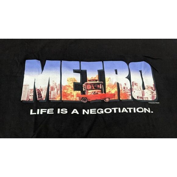 Metro Movie Promo XL Vintage Tee T Shirt Pyramid Eddie Murphy Pyramid‎ Film 1997 - Picture 3 of 8